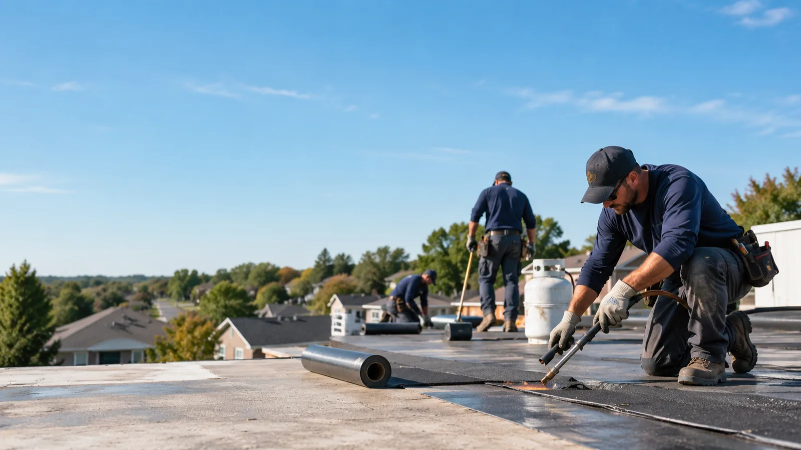 Flat Roof Leak Repair providers in Oakley, KS